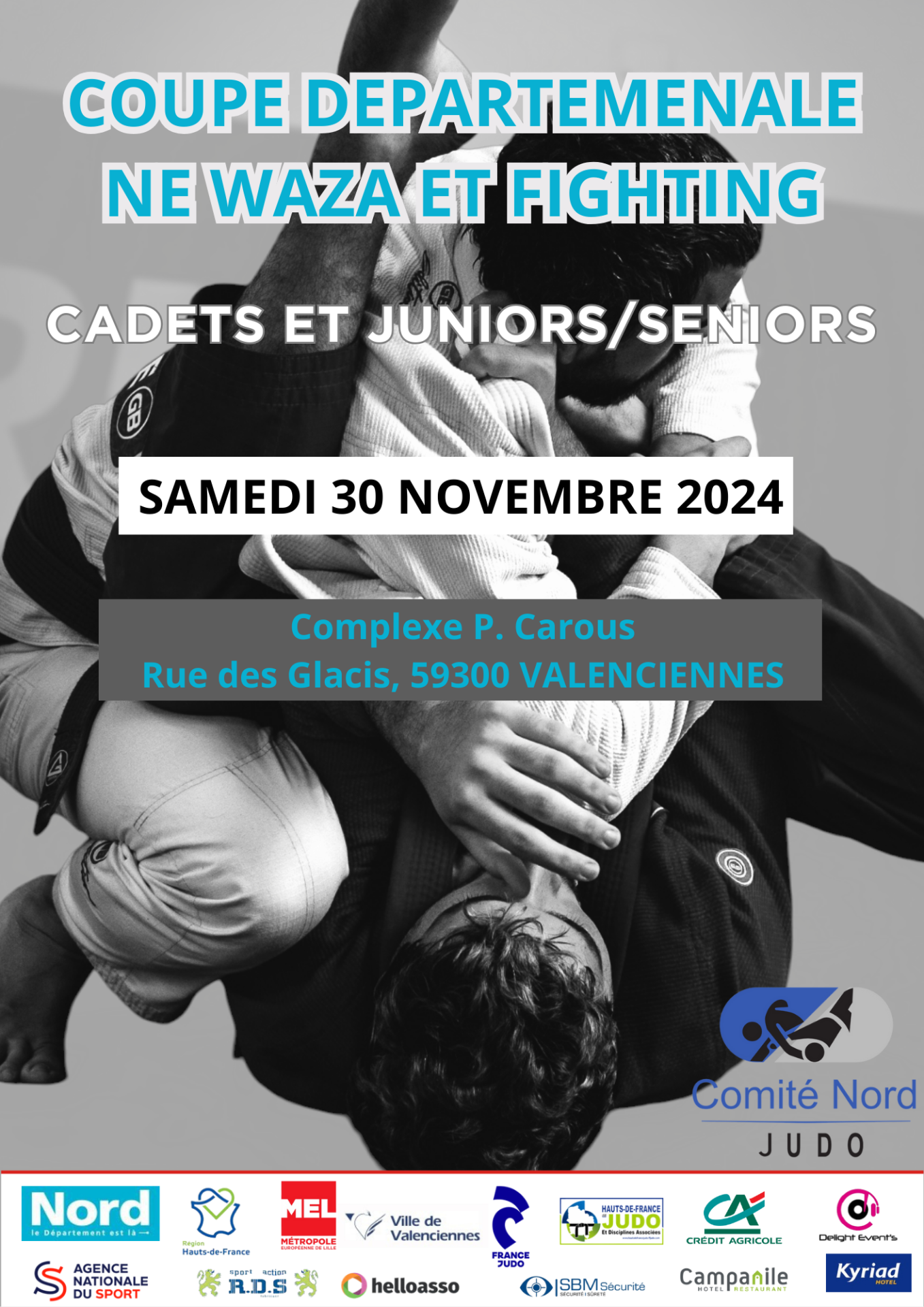 Affiche coupe departementale jujitsu